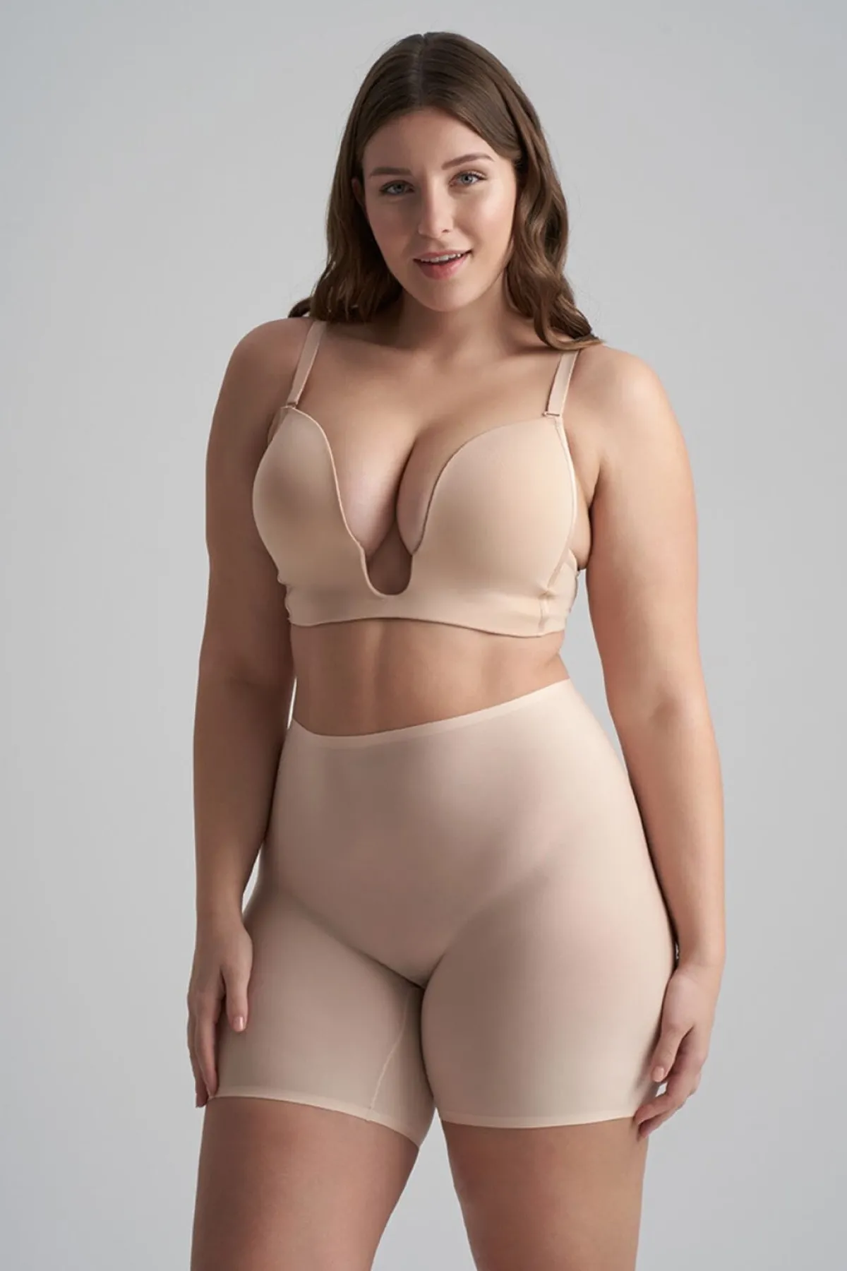 Ultra Plunge BH in Beige –>Bye Bra Outlet