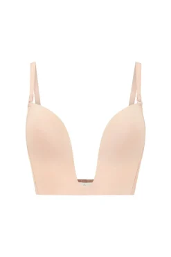 Ultra Plunge BH in Beige –><noscript><img width=