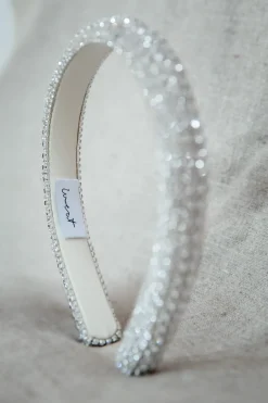 Verzierter Haarreif – Crystal White |>Weat