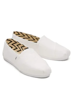 Weiße Espadrilles aus recycelter Baumwolle – Alpargata><noscript><img width=