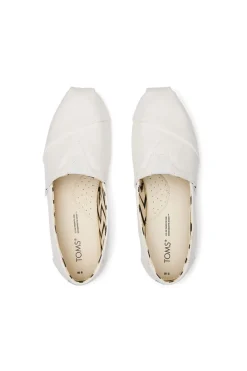 Weiße Espadrilles aus recycelter Baumwolle – Alpargata><noscript><img width=