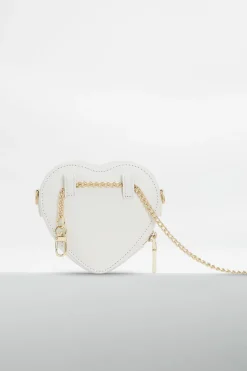 Weiße Herztasche – Mini Heart Bag Coconut |>Weat Hot