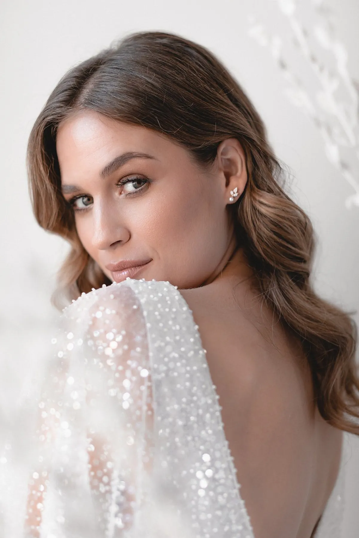 Zierliche Braut Ohrstecker mit Kristallen und Perlen - Simply Delightful>Juvelan Discount