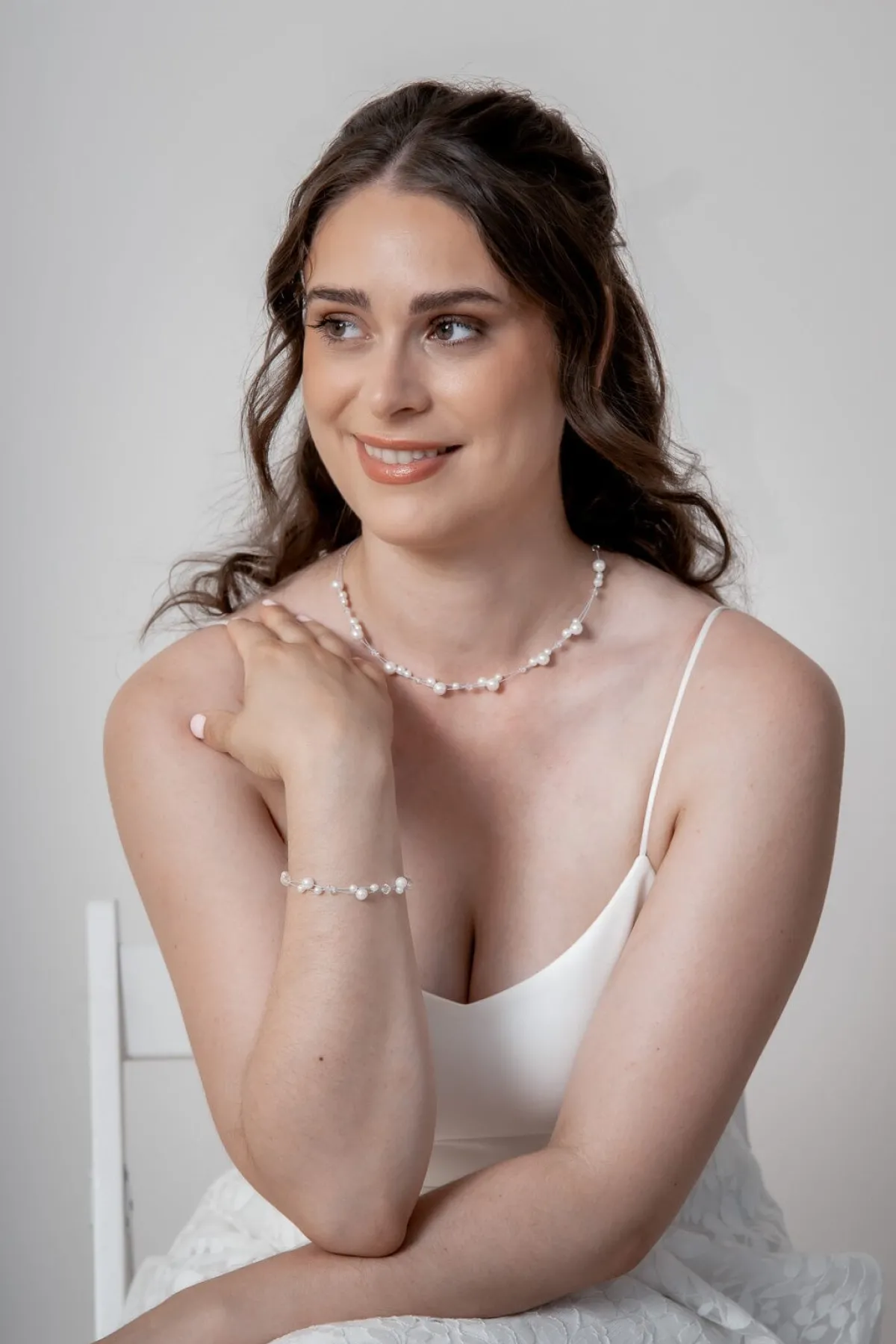 Zweireihiges Armband mit Perlenverzierung>Weise Clearance